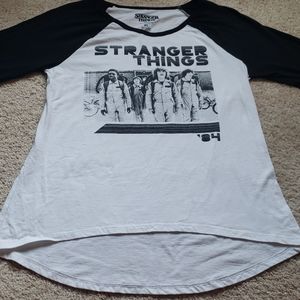Like new! Stranger Things 3/4 sleeve tunic